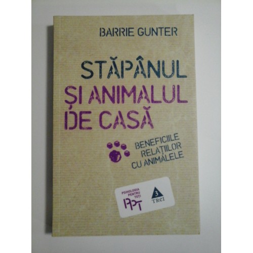 STAPANUL SI ANIMALUL DE CASA - BARRIE GUNTER STAPANUL SI ANIMALUL DE CASA - BARRIE GUNTER